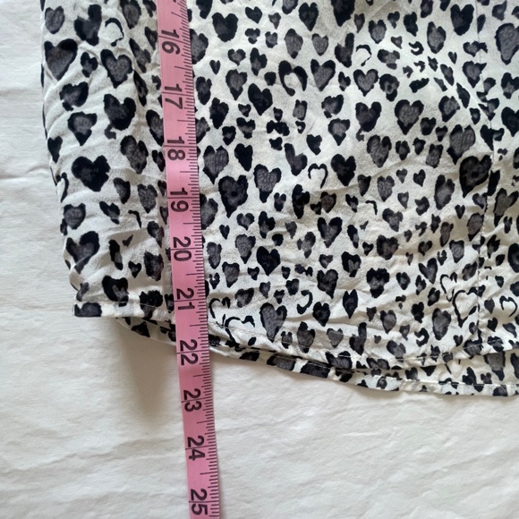 JOIE Silk Blouse, Short Sleeve V-Neck - Picture 11 of 12